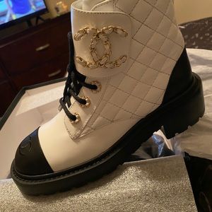 Chanel Boots European size 37 US size 6 1/2